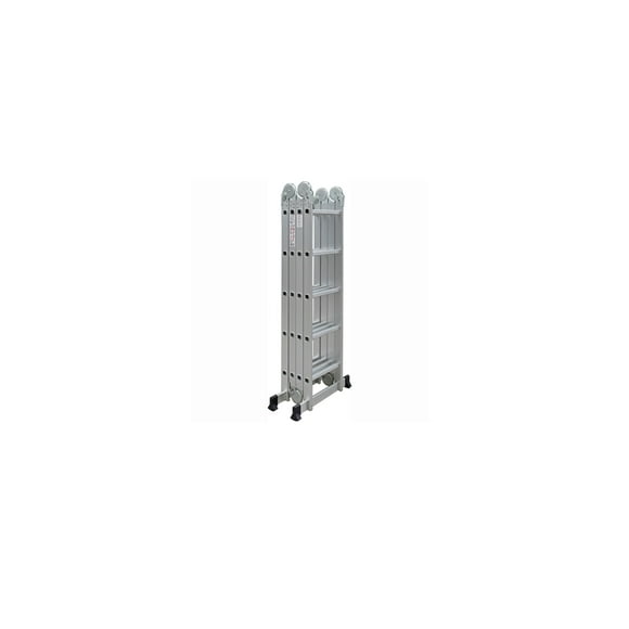 Escalera Aluminio Multiuso 5,7 Mts. 20 peldaños QRubber