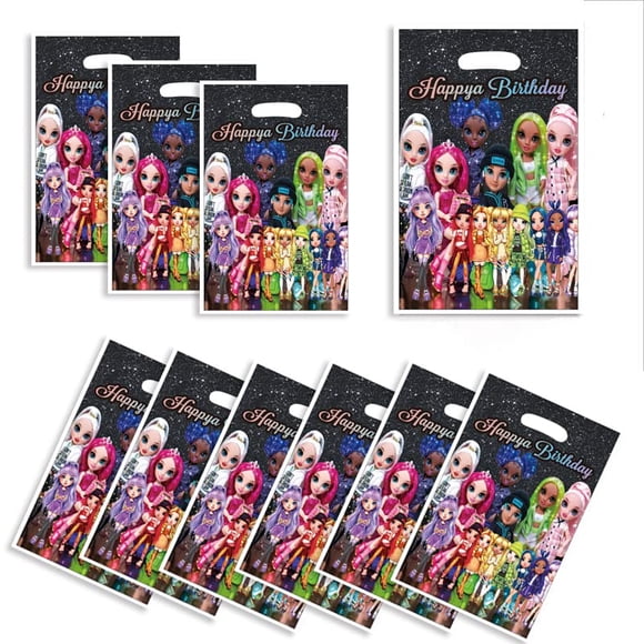 Bolsas de Regalo para Fiesta ELODEK Rainbow High 30 unidades 25x16 cm