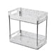 thumbnail image 1 of Estante de almacenamiento para el baño, bandeja de tocador, soporte de escritorio, decoración, bandeja de cosméticos, bandeja de joyería para baño , Blanco claro 2 Blanco claro 2 capas., 1 of 5