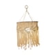 thumbnail image 4 of Pantalla De Lámpara De Macramé Tejida A Mano Estilo Bohemio Con Borlas Para Oficina, Sala De Estar, Altura De 65 Cm, 4 of 5