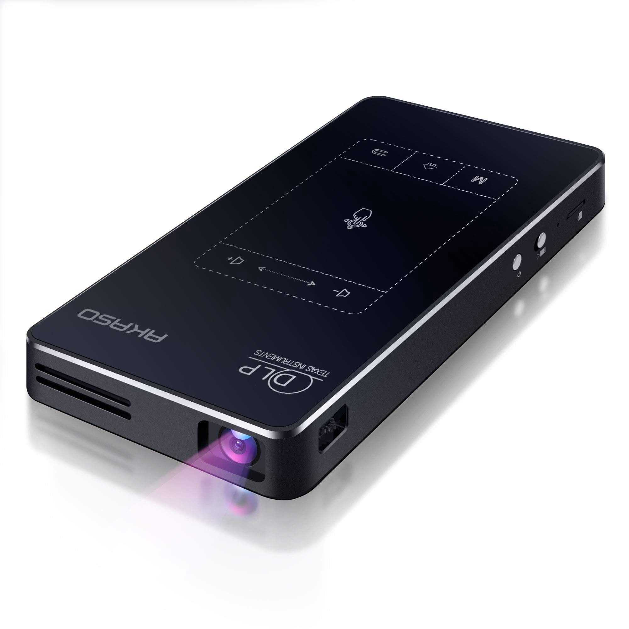 Miniproyector Akaso Wt50 Wifi Bluetooth 1080p Dlp 5000 Mah