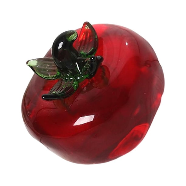 Estatua nórdica de adorno, figurita artística, artesanía coleccionable, escultura para escritorio, dormitorio, sala de estar, decoración de cocina Tomate Diámetro 6cm