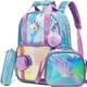 thumbnail image 1 of Meetbelify Mermaid Backpack for Girls Backpacks with Lunch Box Set for Teen Girls School Bag 17inch for Elementary Student, 1 of 3