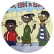 thumbnail image 3 of Ed, Edd y Eddy Alfombra Redonda de Felpa Coral, Antideslizante, No Desprende Pelusas, Lavable y Duradera para Salón, Dormitorio y Habitación de Niños 60cm, 3 of 6