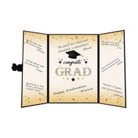 Magideal - Libro De Visitas De Graduación Regalos De Graduación Fácil De Escribir En Recuerdo Suave Decoración De Libro De Firmas De Graduado Para La Universidad Negro
