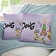 thumbnail image 3 of Doug Fundas de almohada de terciopelo con tema, regalos de funda de almohada, decoración para el hogar, cojín de lanzar, regalo de cumpleaños para fans y parejas.56*56cm., 3 of 6