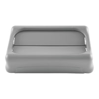 Rubbermaid - Tapa Oscilante Para Basurero Slim Jim Gris
