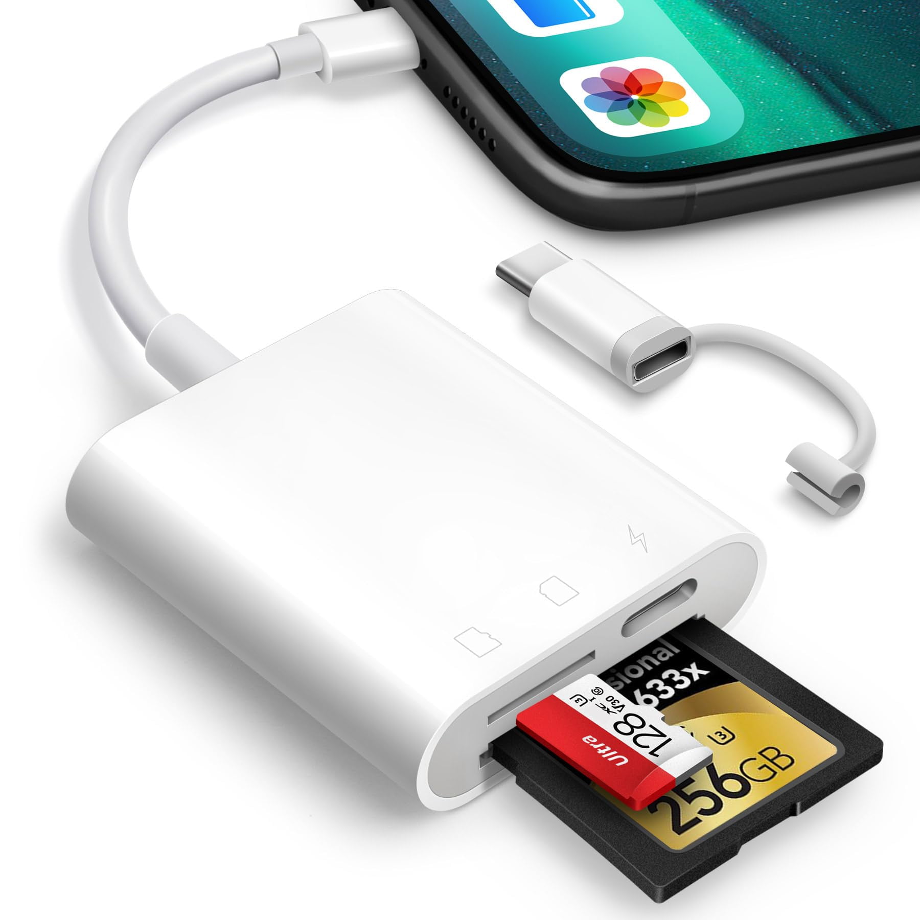 Lector De Tarjetas Sd Oyuiasle Para Iphone Ipad Trail Game Camera