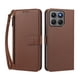 thumbnail image 1 of Funda Tipo Billetera para Motorola Moto G37/G47/G37 Power con Soporte y Bolsillo con Cierre Marrón, 1 of 1