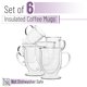 thumbnail image 2 of Juego de 6 Tazas de Vidrio Brew To A Tea de 350 ml, 2 of 7