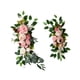 thumbnail image 3 of 2 Guirnaldas Florales Artificiales Para Decoración De Bodas, Coches, Recepción, Rosa Y Blanco., 3 of 5