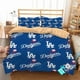 thumbnail image 1 of Mlb Los Angeles Dodgers Logo Quilt Duvet Cover Set Pillowcase Bedspread3-Piece Bedding Set, 1 of 5