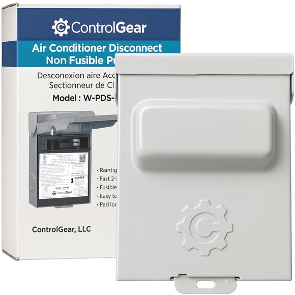 Interruptor de desconexión sin fusible ControlGear 60A 240V NEMA 3R UL