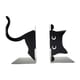 thumbnail image 5 of Sujetalibros De Gato, Escultura De Gato Negro, Soporte De Libros De Metal Para El Escritorio Del Hogar, Sala De Estar A, 5 of 5