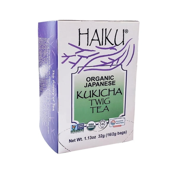 Té Kukicha de Ramitas Orgánico Haiku 16 ct