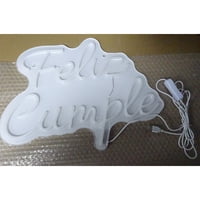 Gen - Letrero Estilo Neon Feliz Cumple