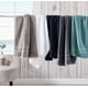 thumbnail image 4 of Juego de toallas de baño Nautica de 6 piezas, algodón absorbente, gris, 4 of 8