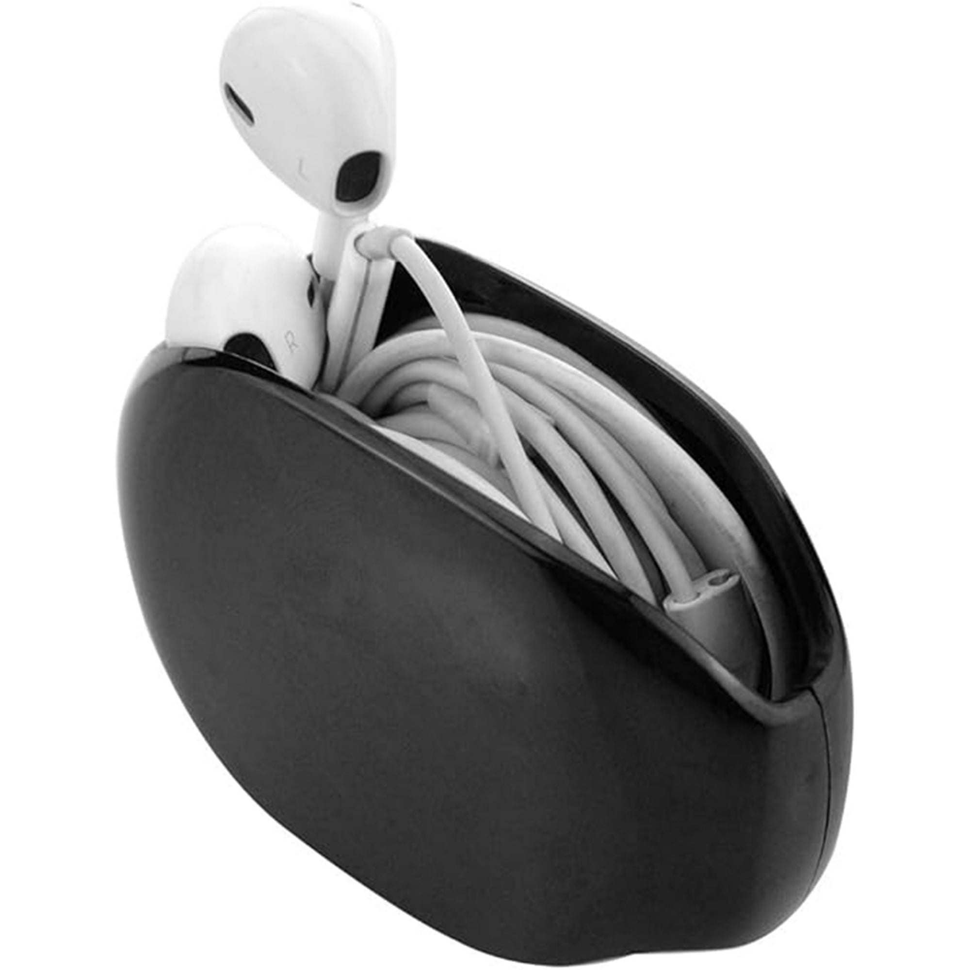 Veatool - Organizador Automático De Audifonos - Compacto, Portátil Y Anti-enredos - Color Negro