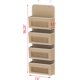thumbnail image 2 of Organizador colgante para artículos del hogar sencillos para colocar sobre la puerta del armario, color beige, 2 of 7