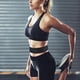 thumbnail image 4 of Riñonera deportiva elástica, riñonera con bolsillo con doble cremallera, riñonera impermeable para correr, 4 of 5