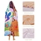 thumbnail image 4 of Somos Osos Manta Capa con Capucha Anti-Bolitas, Manta de Lana Ártica Suave, Manta Portátil de Felpa Ligera y Lujosa, Poncho para Siesta en Casa y Oficina, 100*130cm, 4 of 6
