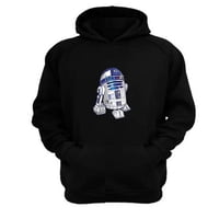 Genérico - Polerón Canguro Robot Redondo Sw Negro Talla L Unisex