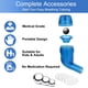 thumbnail image 2 of Dispositivo de respiración Giyosk para limpieza pulmonar azul con accesorios, 2 of 8