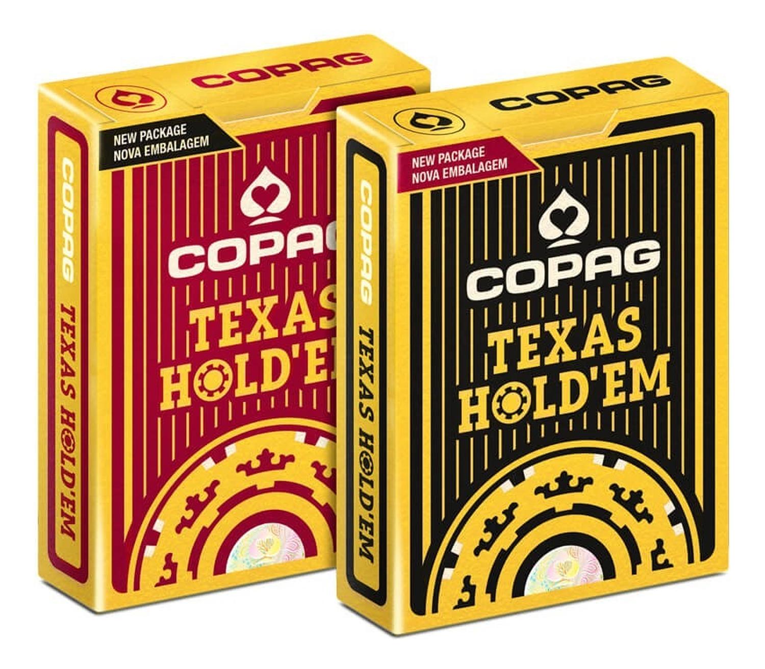 Copag - Naipe Baraja Cpg Mazo Texas Holdem Profesional Azul