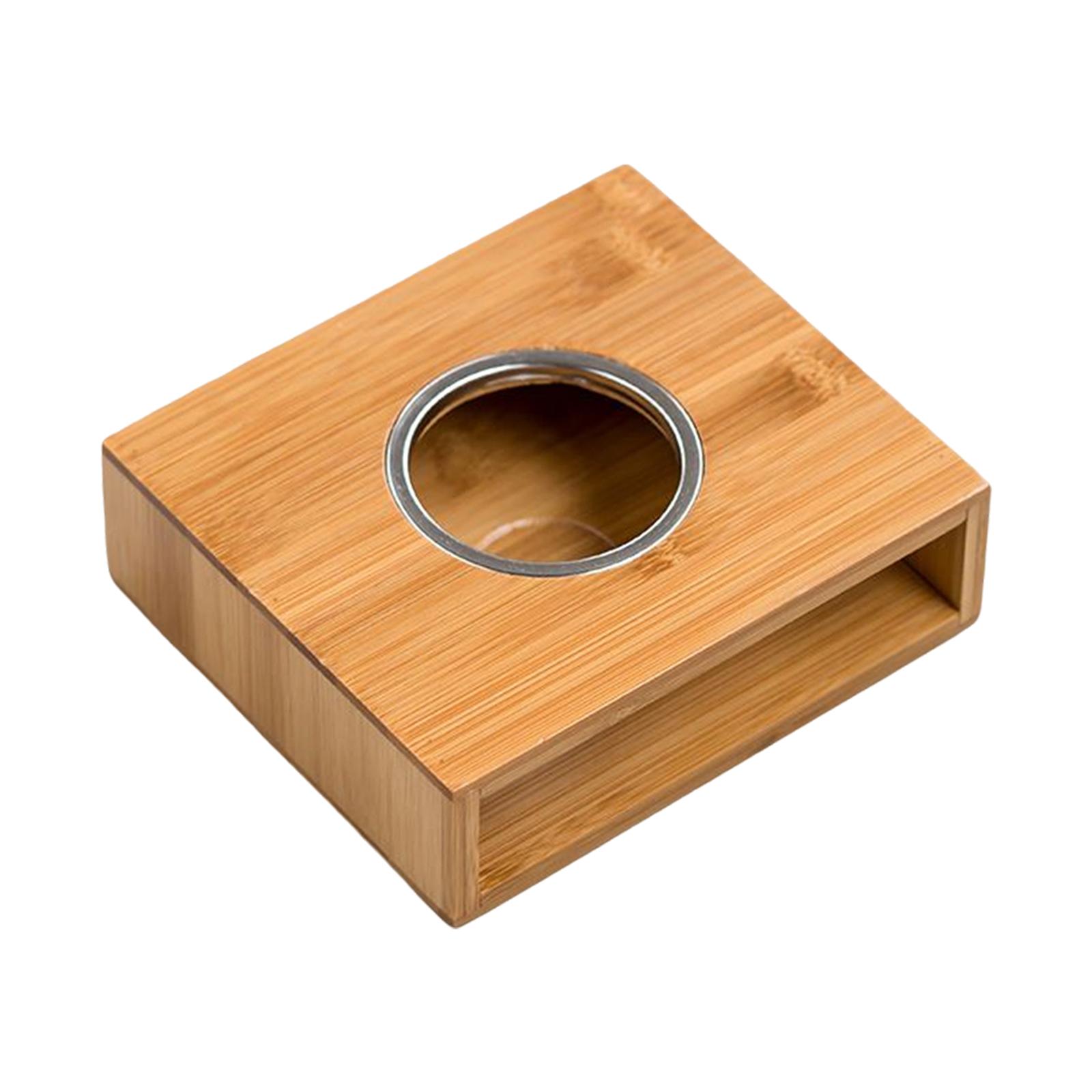 Bothyi - Tetera Calentador Decoración Calor Preservación Bambú Para Holiday Party Cafe