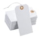 thumbnail image 3 of 100 Uds etiquetas de regalo con cadena etiquetas colgantes en blanco con agujero etiqueta de papel DIY etiquetas de precios de joyería para favores de 12x6cm, 3 of 5