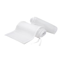 Bothyi - Protector De Cuna De Malla Transpirable Para Bebé, Color Blanco