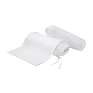 Bothyi - Protector De Cuna De Malla Transpirable Para Bebé, Color Blanco