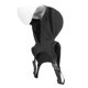 thumbnail image 2 of Visera Deportiva De Cara Completa, Máscara Facial Con Capucha Transparente, Sombrero, Protección UV Para Hombres Y Mujeres, Negro, 2 of 5