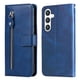 thumbnail image 1 of Funda con Cremallera para Samsung Galaxy S25 Plus, Carcasa Cartera de Cuero PU con Soporte y Tarjetero, 1 of 6