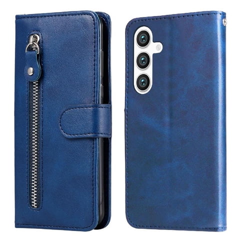 Gangxun - Funda Con Cremallera Para Samsung Galaxy S25 Plus, Carcasa Cartera De Cuero Pu Con Soporte Y Tarjetero
