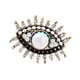 thumbnail image 1 of Ojo Del Diablo Broche Señora Traje Creativo Pin Para Sombreros Suéteres Trajes Blanco, 1 of 3