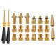 thumbnail image 1 of ADAPTADOR DE LATóN PRESTA SCHRADER VáLVULA DE BICICLETA CONVERTIDOR BOMBA DE BICICLETA 24pcs Set 2, 1 of 5