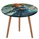 thumbnail image 1 of Paddington theme Fitted Round Tablecloths Elastic Edged Table Covers Waterproof Table Cloth For Kitchen Holiday Party Tables Decor 120cm, 1 of 6