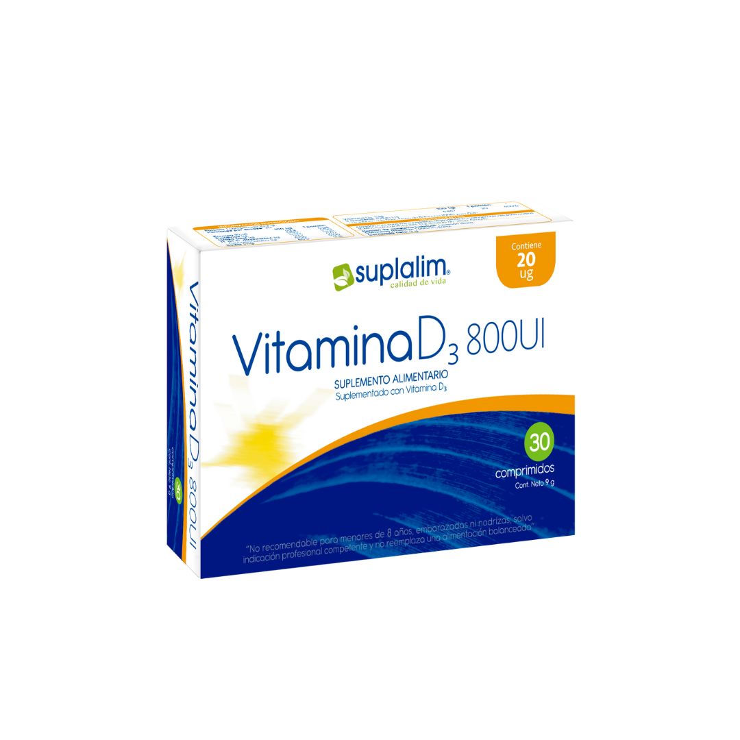 Vitamina D3 – Suplemento Para Salud Ósea Y Sistema Inmune. Suplalim