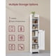 thumbnail image 3 of Gabinete de almacenamiento VASAGLE 20x18x92 cm, estrecho, blanco, 3 of 9
