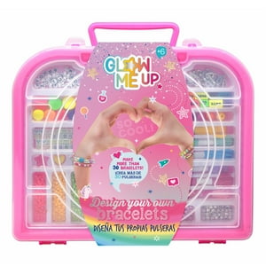 Glow Me Up - Estuche Para Hacer Pulseras Con Mostacillas Y Accesorios