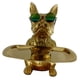 thumbnail image 1 of Estatua De Resina Para Perros, Bandeja Para Llaves, Cuenco Para Llaves Para Teléfono, Almacenamiento De Monedas, Dorado, 1 of 5