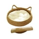 thumbnail image 3 of Cesta Para Cama Para Gatos, Caseta, Tablero Rascador Transpirable Para Gatos De Interior, Gatito L 43cmx43cmx14cm, 3 of 5