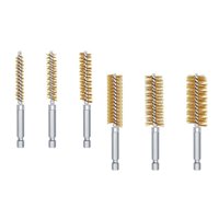 Magideal - Cepillo De Limpieza De Orificios, Cepillo De Vástago Hexagonal De 8-19 Mm, Alambre Trenzado Para Taladro De Impacto Eléctrico, Cepillo De Limpieza De Cobre