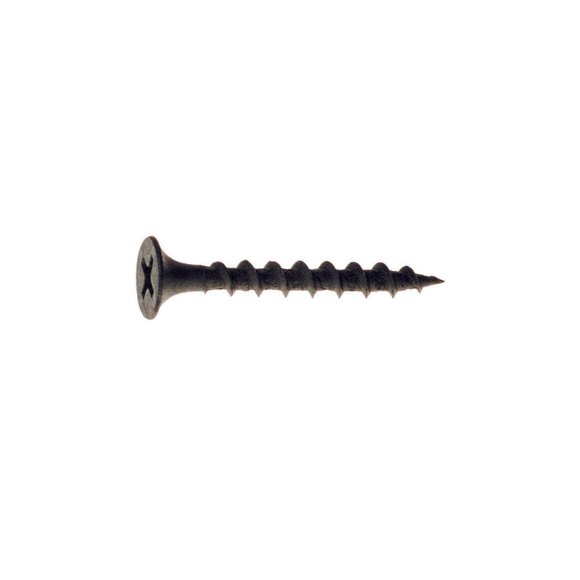 Tornillos Grip-Rite para paneles de yeso, 2,27 kg, acero negro, fosfato #6