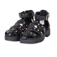 Sandalias Niña Negro Pillin