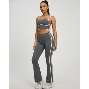 Flix Spa - Conjunto Deportivo Mujer Top Y Calza Flare Premium