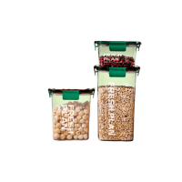 Estilodomus - Set 3 Contenedores Herméticos Con Marcador De Fecha 200Ml, 600Ml Y 1000Ml