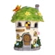 thumbnail image 3 of Estatua De Casa De Flores Para Jardín, Escultura Solar Paisajística Para Patio, Porche Al Aire Libre, Color Verde, 3 of 5
