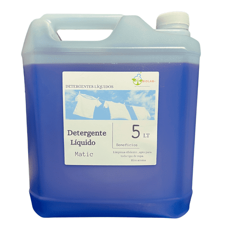 Detergente Liquido Biolab Matic 5 Litros